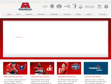 Tablet Screenshot of monumentalsports.com